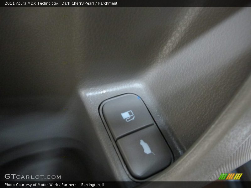 Dark Cherry Pearl / Parchment 2011 Acura MDX Technology