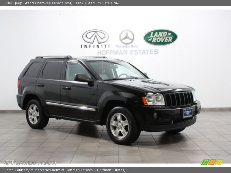Black / Medium Slate Gray 2006 Jeep Grand Cherokee Laredo 4x4