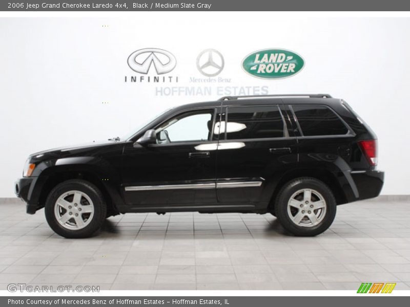 Black / Medium Slate Gray 2006 Jeep Grand Cherokee Laredo 4x4