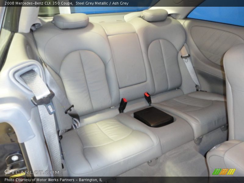 Steel Grey Metallic / Ash Grey 2008 Mercedes-Benz CLK 350 Coupe