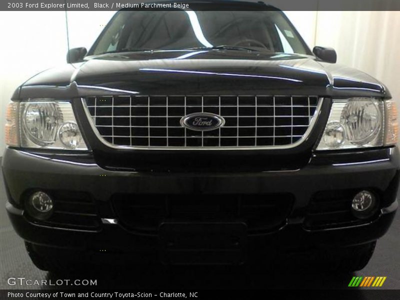 Black / Medium Parchment Beige 2003 Ford Explorer Limited