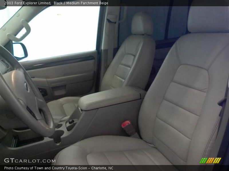 Black / Medium Parchment Beige 2003 Ford Explorer Limited