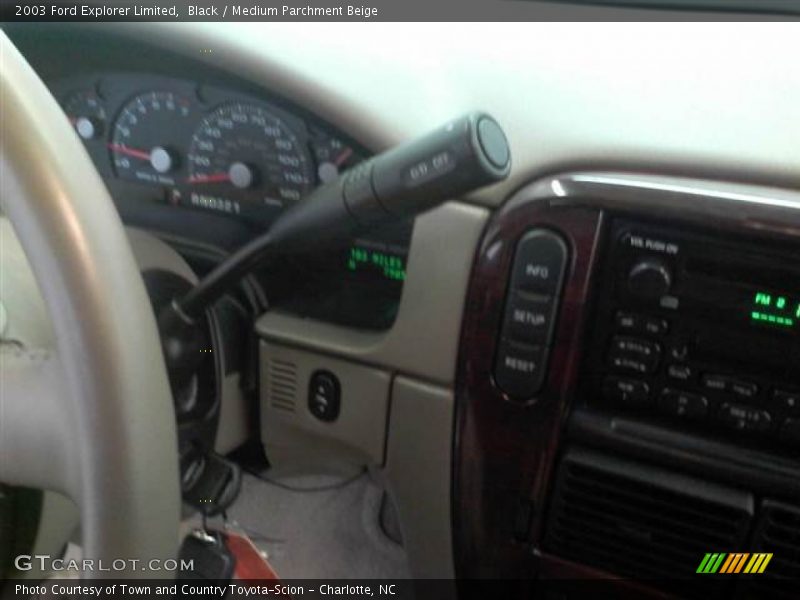 Black / Medium Parchment Beige 2003 Ford Explorer Limited