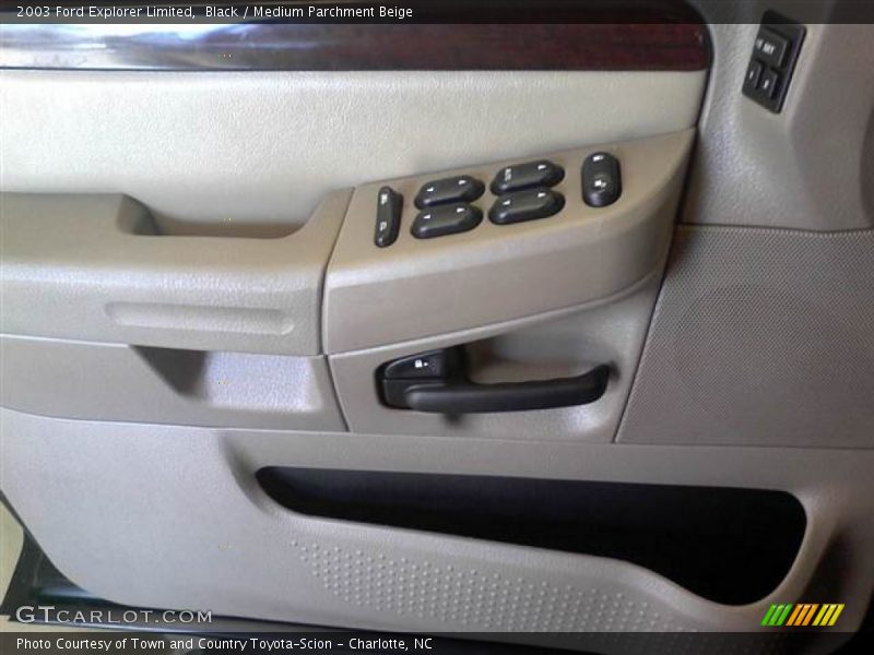 Black / Medium Parchment Beige 2003 Ford Explorer Limited