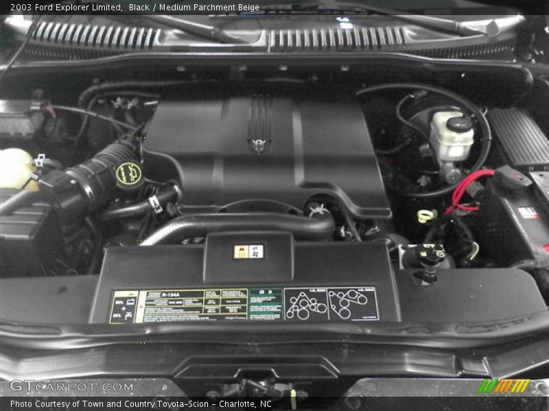 Black / Medium Parchment Beige 2003 Ford Explorer Limited