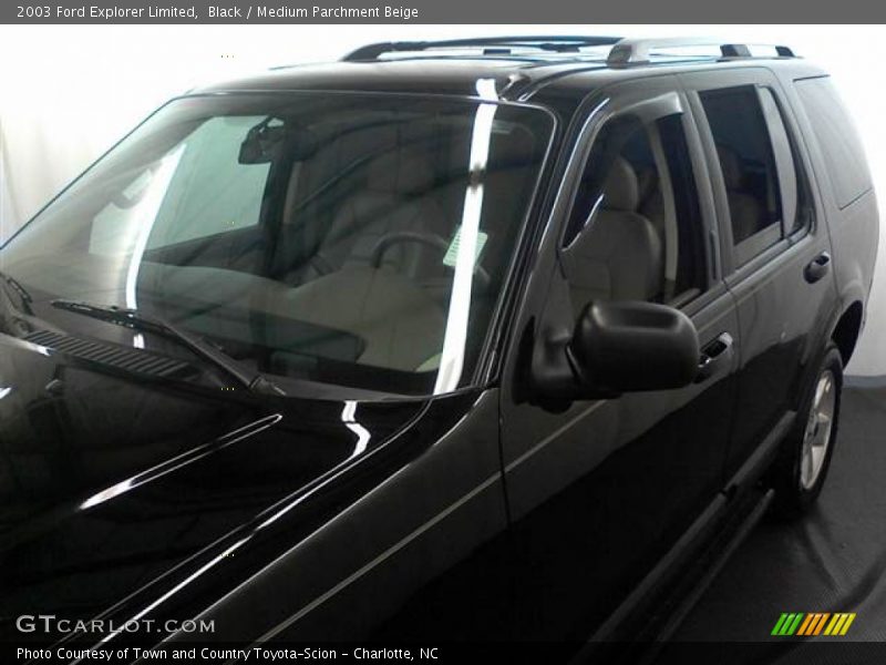 Black / Medium Parchment Beige 2003 Ford Explorer Limited