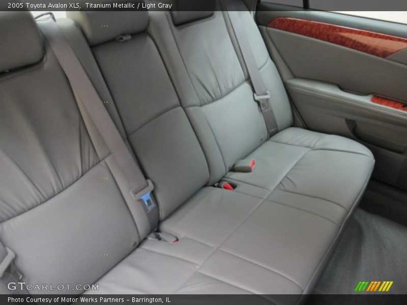 Rear Seat of 2005 Avalon XLS