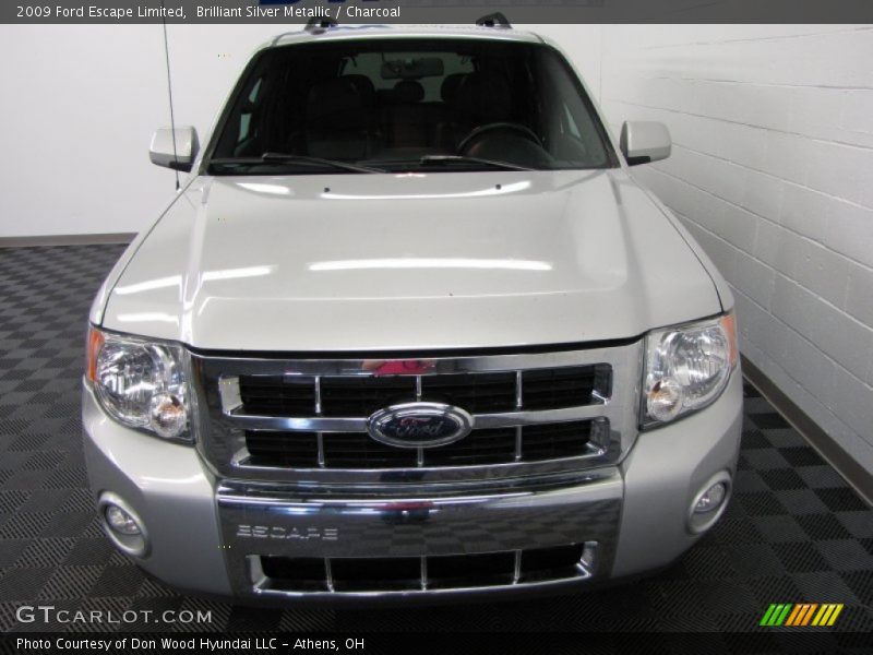 Brilliant Silver Metallic / Charcoal 2009 Ford Escape Limited