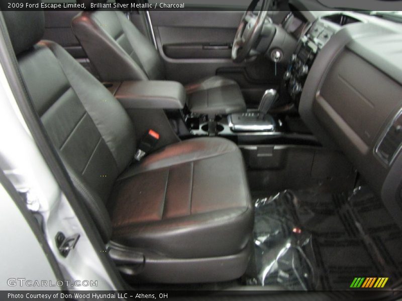 Brilliant Silver Metallic / Charcoal 2009 Ford Escape Limited