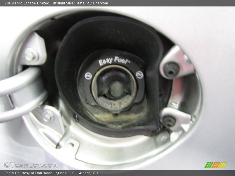 Brilliant Silver Metallic / Charcoal 2009 Ford Escape Limited