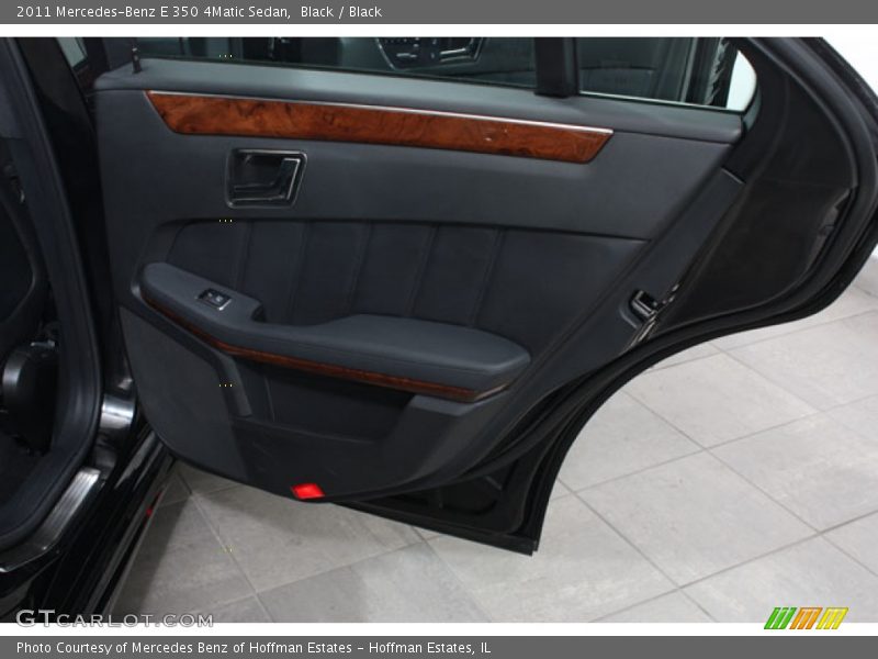Black / Black 2011 Mercedes-Benz E 350 4Matic Sedan