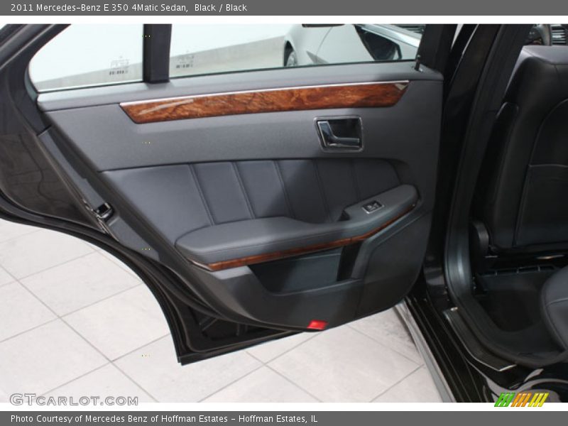 Black / Black 2011 Mercedes-Benz E 350 4Matic Sedan