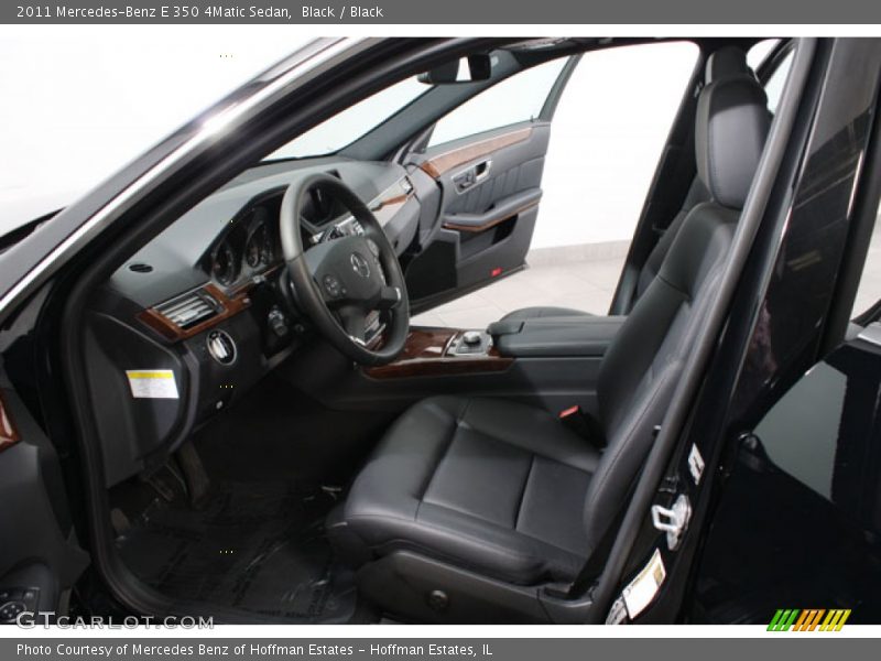 Black / Black 2011 Mercedes-Benz E 350 4Matic Sedan