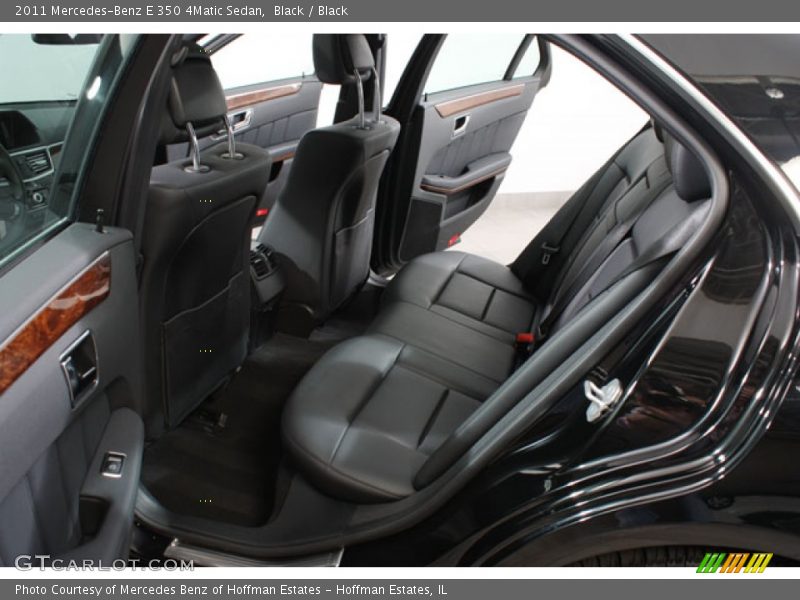 Black / Black 2011 Mercedes-Benz E 350 4Matic Sedan