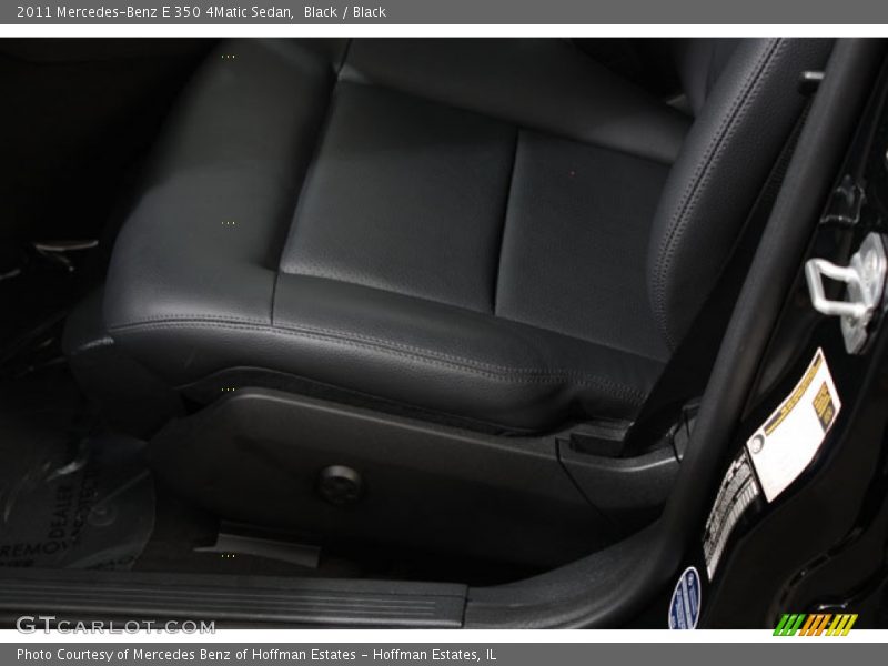 Black / Black 2011 Mercedes-Benz E 350 4Matic Sedan