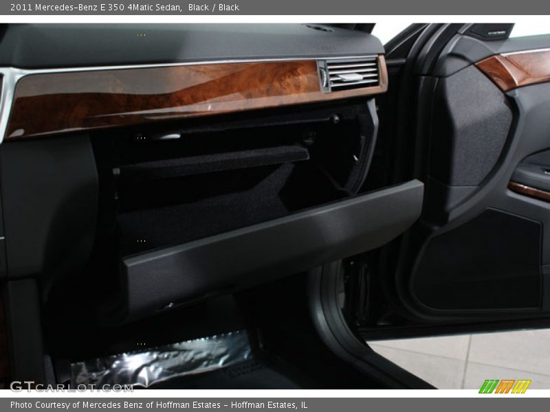 Black / Black 2011 Mercedes-Benz E 350 4Matic Sedan