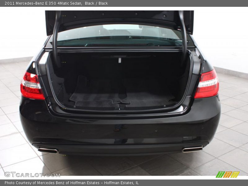 Black / Black 2011 Mercedes-Benz E 350 4Matic Sedan