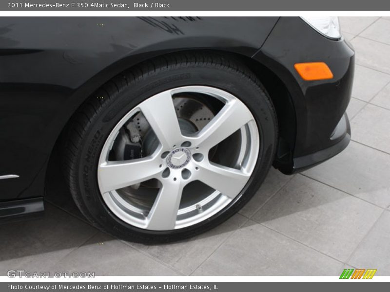 Black / Black 2011 Mercedes-Benz E 350 4Matic Sedan
