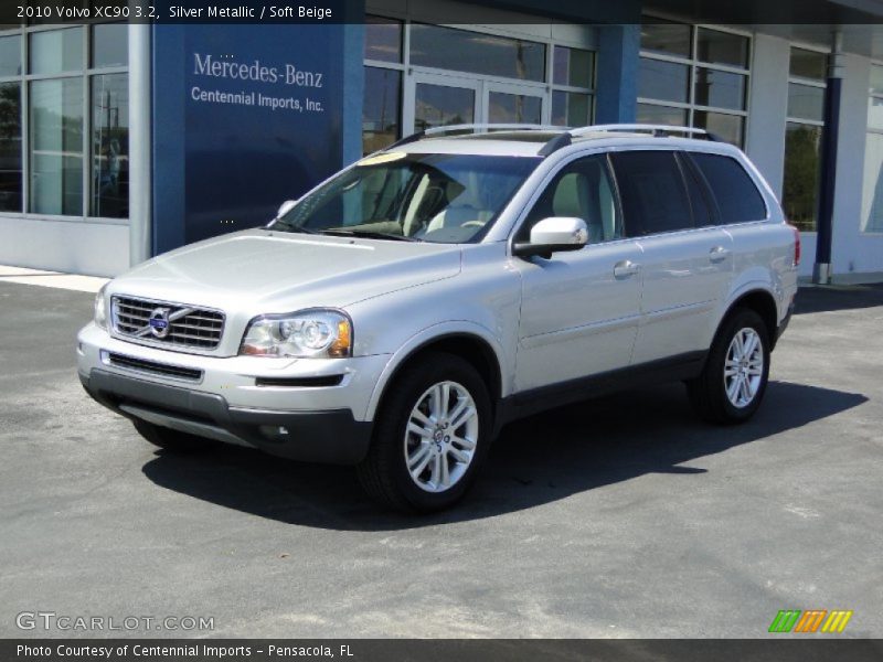 Silver Metallic / Soft Beige 2010 Volvo XC90 3.2