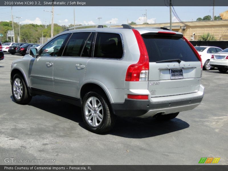 Silver Metallic / Soft Beige 2010 Volvo XC90 3.2