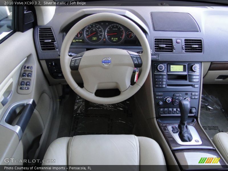 Silver Metallic / Soft Beige 2010 Volvo XC90 3.2