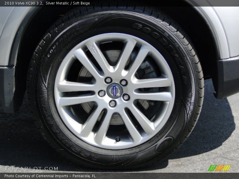 Silver Metallic / Soft Beige 2010 Volvo XC90 3.2