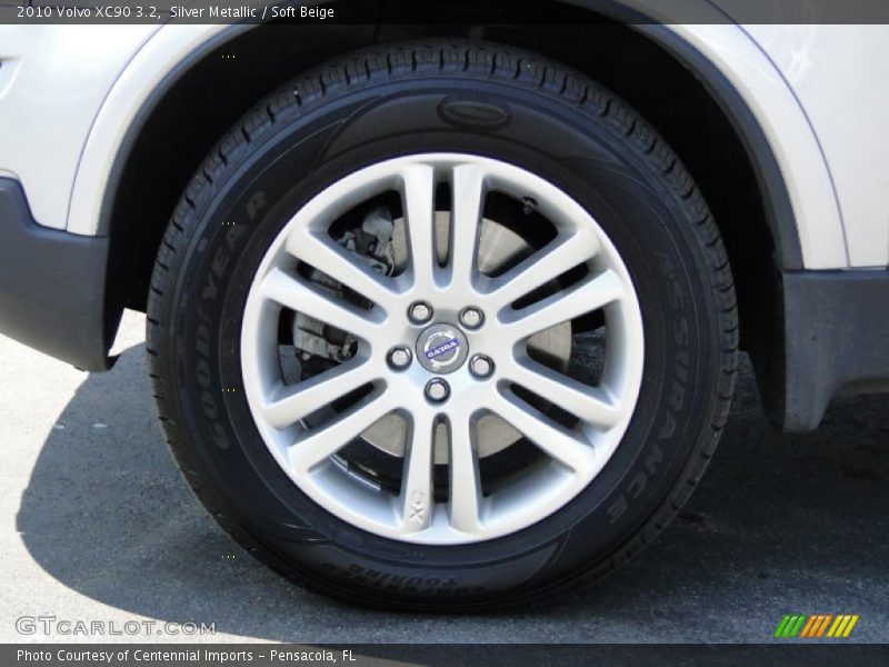 Silver Metallic / Soft Beige 2010 Volvo XC90 3.2