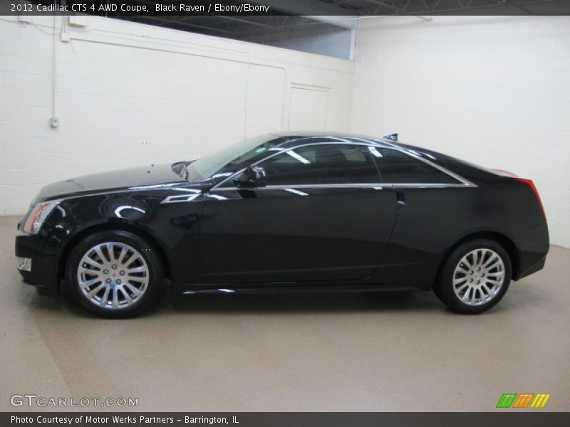 Black Raven / Ebony/Ebony 2012 Cadillac CTS 4 AWD Coupe