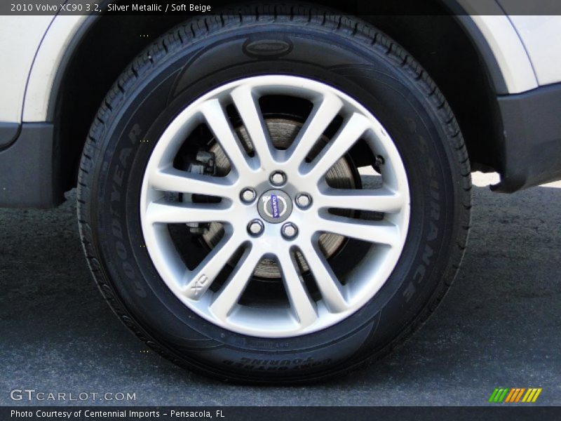 Silver Metallic / Soft Beige 2010 Volvo XC90 3.2