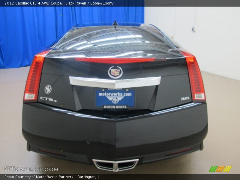 Black Raven / Ebony/Ebony 2012 Cadillac CTS 4 AWD Coupe