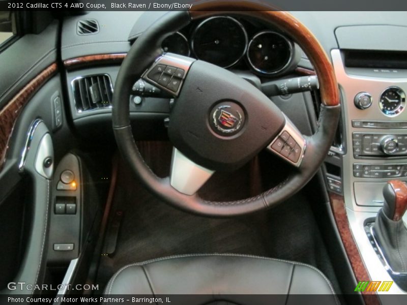 Black Raven / Ebony/Ebony 2012 Cadillac CTS 4 AWD Coupe