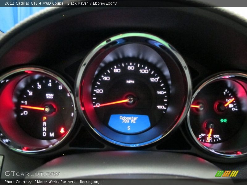 Black Raven / Ebony/Ebony 2012 Cadillac CTS 4 AWD Coupe