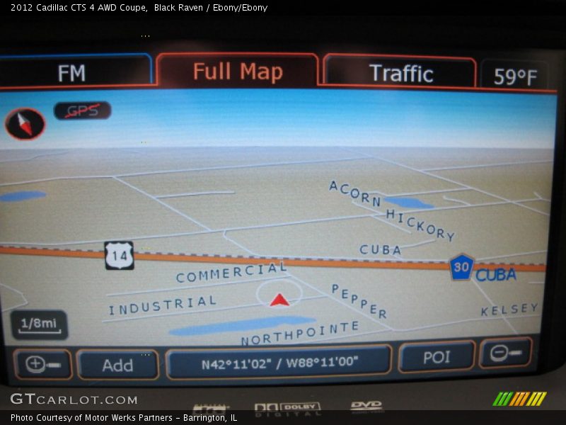 Black Raven / Ebony/Ebony 2012 Cadillac CTS 4 AWD Coupe