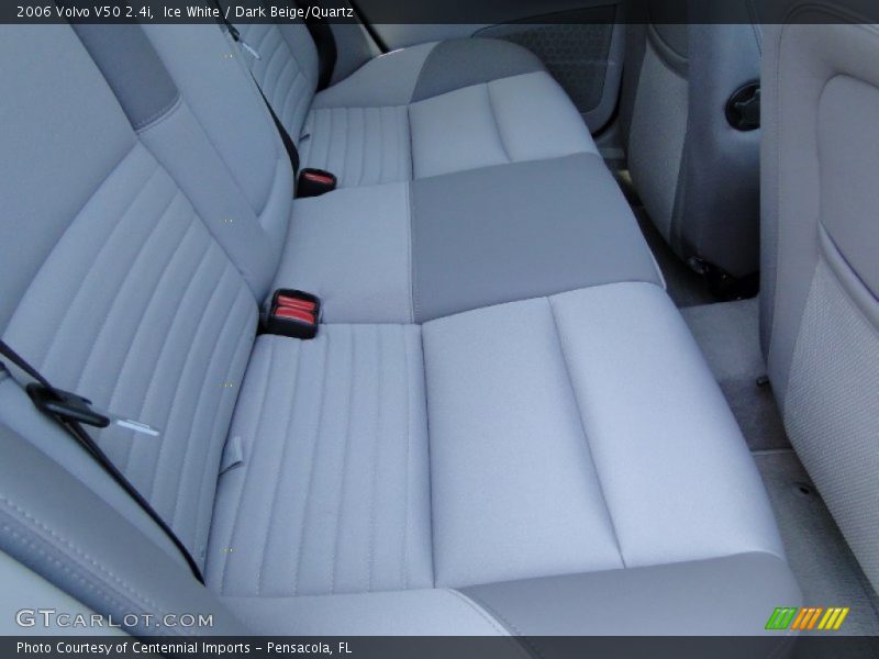 Ice White / Dark Beige/Quartz 2006 Volvo V50 2.4i