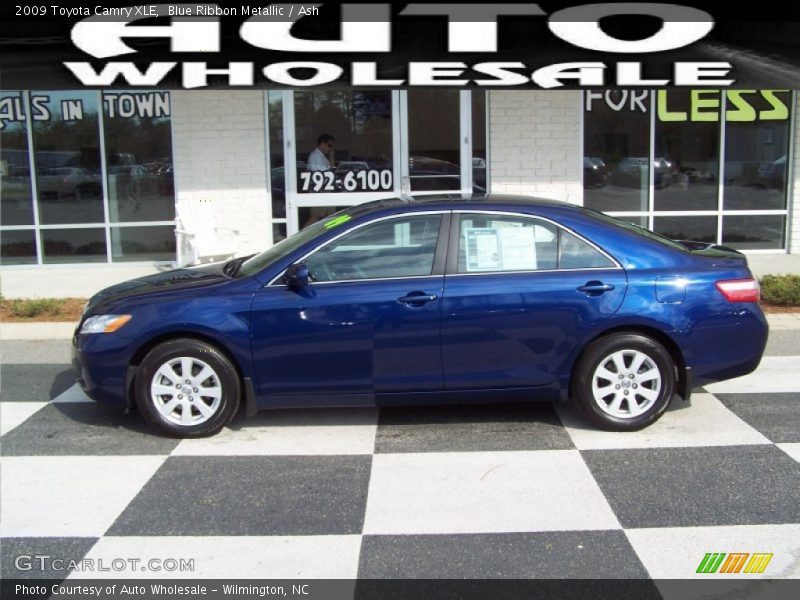 Blue Ribbon Metallic / Ash 2009 Toyota Camry XLE