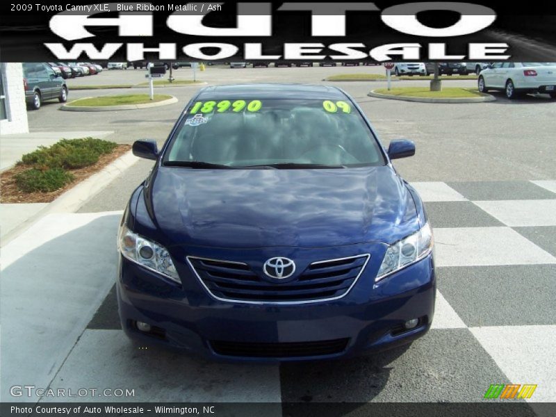 Blue Ribbon Metallic / Ash 2009 Toyota Camry XLE