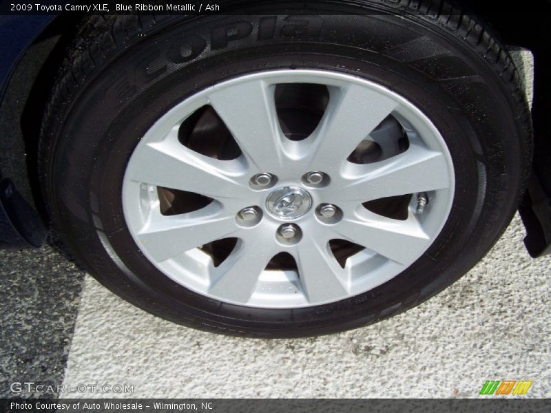 Blue Ribbon Metallic / Ash 2009 Toyota Camry XLE