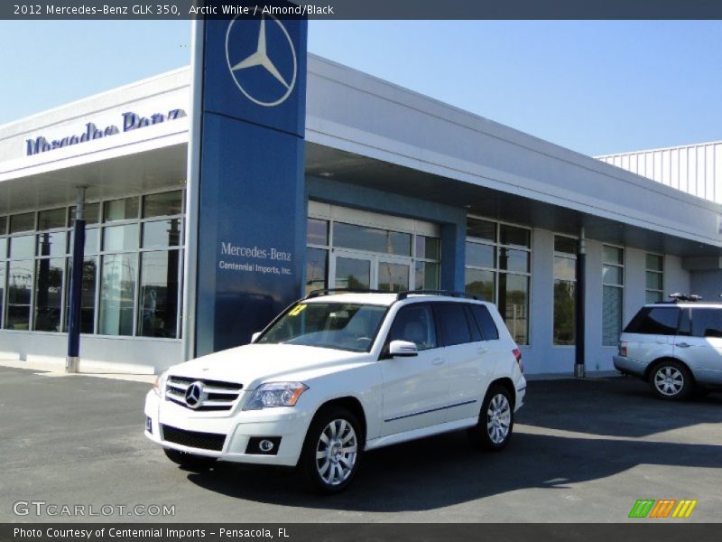 Arctic White / Almond/Black 2012 Mercedes-Benz GLK 350