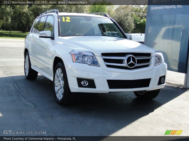Arctic White / Almond/Black 2012 Mercedes-Benz GLK 350