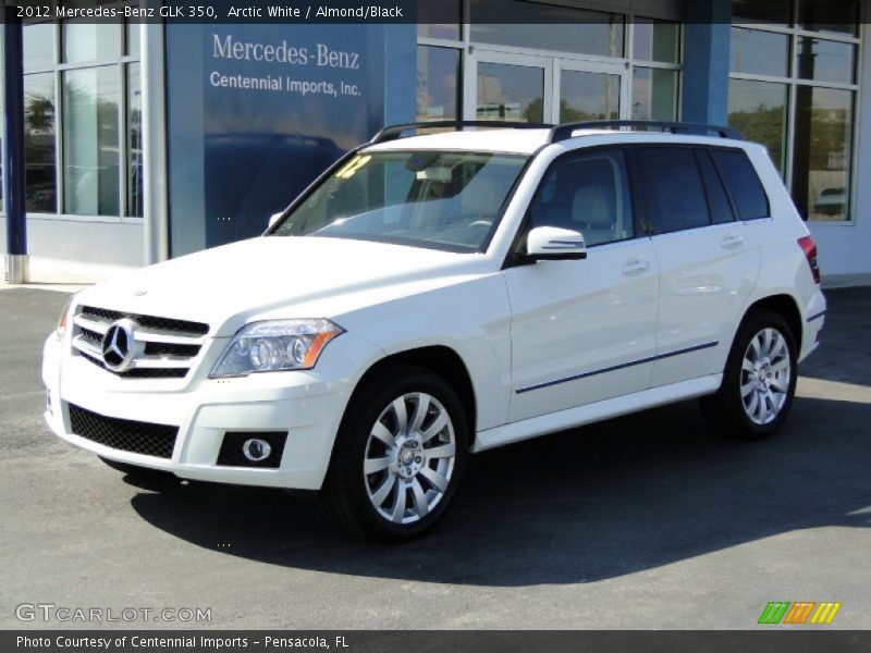 Arctic White / Almond/Black 2012 Mercedes-Benz GLK 350