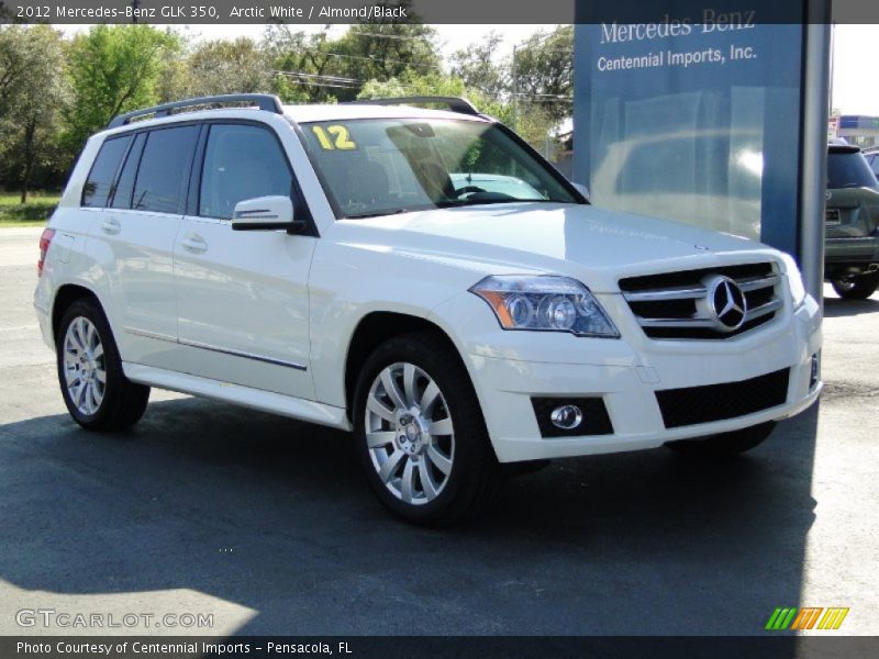 Arctic White / Almond/Black 2012 Mercedes-Benz GLK 350