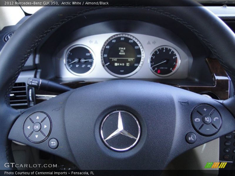 Arctic White / Almond/Black 2012 Mercedes-Benz GLK 350