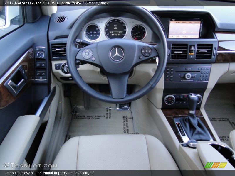 Arctic White / Almond/Black 2012 Mercedes-Benz GLK 350