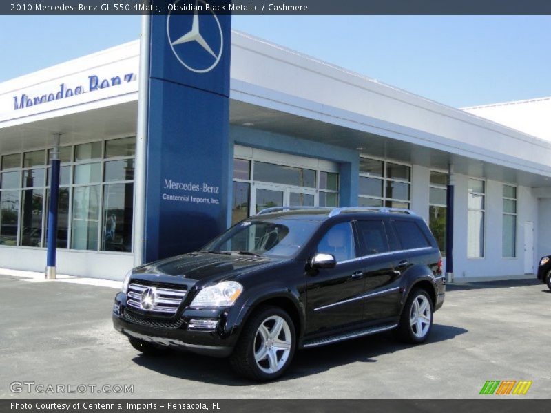 Obsidian Black Metallic / Cashmere 2010 Mercedes-Benz GL 550 4Matic