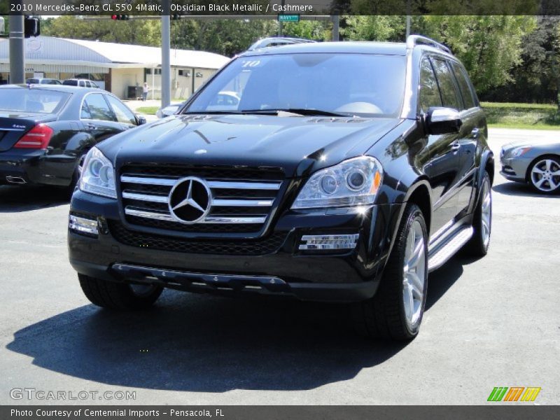 Obsidian Black Metallic / Cashmere 2010 Mercedes-Benz GL 550 4Matic