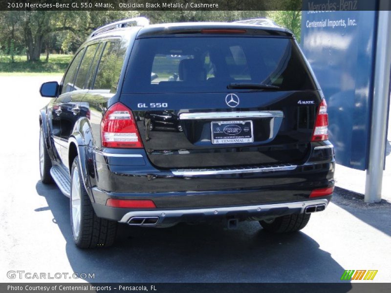 Obsidian Black Metallic / Cashmere 2010 Mercedes-Benz GL 550 4Matic