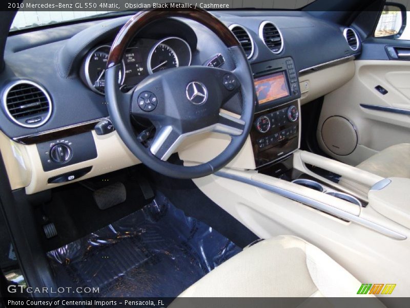 Obsidian Black Metallic / Cashmere 2010 Mercedes-Benz GL 550 4Matic