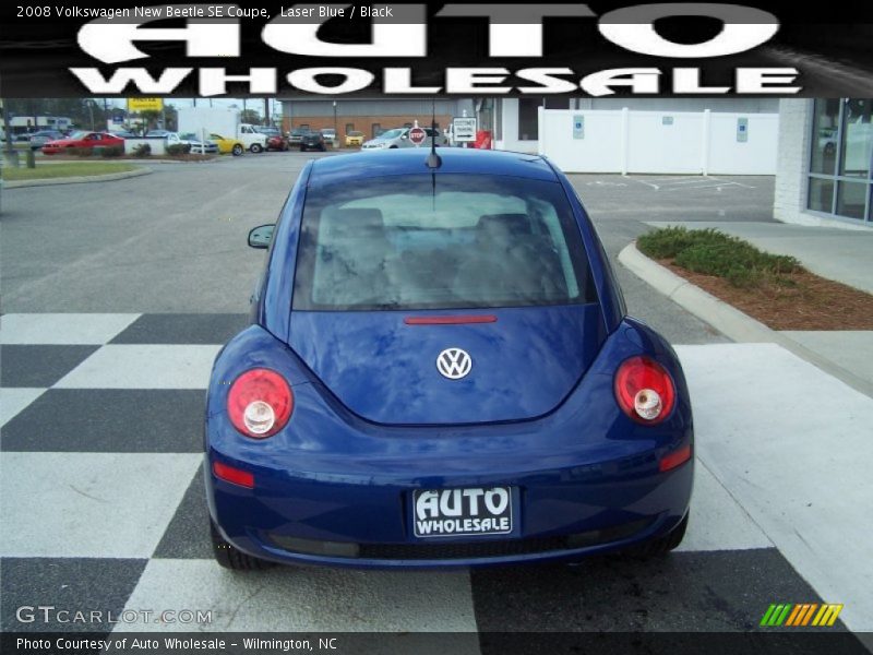 Laser Blue / Black 2008 Volkswagen New Beetle SE Coupe