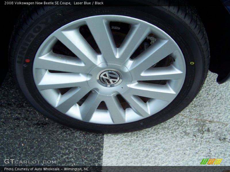Laser Blue / Black 2008 Volkswagen New Beetle SE Coupe