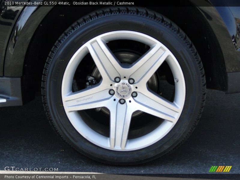 Obsidian Black Metallic / Cashmere 2010 Mercedes-Benz GL 550 4Matic